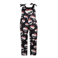 thumbnail image 2 of Women Halloween Outfits Bib Pants Skull Pattern Jumpsuit Plus Size Adjustable Straps Overalls, 2 of 6