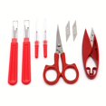 thumbnail image 1 of HLONK 6Pcs Sewing Tool Set - Metal & Plastic Seam Ripper  Stitch Unpicker  Thread Cutter  and Scissors for Tailoring and Crafts, 1 of 4