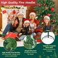 thumbnail image 6 of Soilhill 7ft Christmas Tree, Artificial Christmas Tree with 1316 Branch Tips, Metal Stand and Hinged Branches, 6 of 7