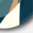 thumbnail image 3 of Designart - Abstract Geometric Landscape With Hills - Modern Metal Circle Wall Art, 3 of 5