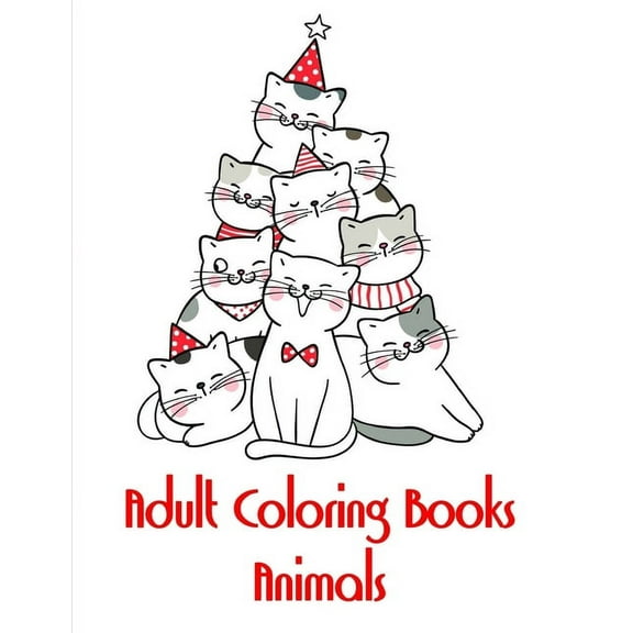 Popular Animals Adult Coloring Books Animal: Cute pictures with animal touch and feel book for Early Learning, Book 12, (Paperback)