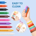 thumbnail image 4 of Face Painting Crayons Set, 10 Colors Face Painting Set For Kids, Safe Non-Toxic Kids Face Body Crayons, Bright Colors Body Painting Set, 4 of 4