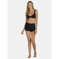 thumbnail image 4 of Time and Tru Women's and Women's Plus Swim Boyshorts with Pocket, Sizes S-3X, 4 of 5