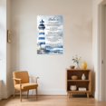 thumbnail image 2 of ZHONGYUTONG Christian Canvas Wall Art Psalm 23 Pictures Coastal Beach Wall Decor Scripture Bible Verses Prints Inspirational Poster for Home Framed (16.00" x 24.00"), 2 of 5