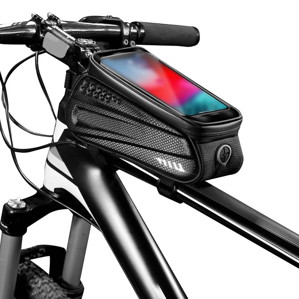 Sensitive Touch Screen Bags Road Bicycle Accessories Waterproof Front Frame Bike 