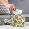 thumbnail image 6 of Sikiie Finger Lime Fruits Leather Tissue Box Cover Square, tissue box holder, Tissue Box with Bottom Belt-5.2”x5.2”x5.2”, 6 of 7