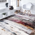 thumbnail image 2 of MDA Home Eros Abstract Multicolored Polyester Area Rug - 5'2" x 7'5", 2 of 5