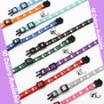thumbnail image 5 of shuaien 10 Pcs Breakaway Cat Collars with Bell, Puppy Id Collars, Moons Stars Cute Kitty Adjustable Safe Kitten Collars with Pendant Glow in The Dark, 5 of 7