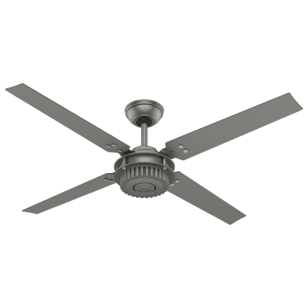 Hunter 54 Chronicle Matte Silver Ceiling Fan With Wall Control