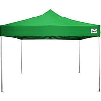 Impact Canopy 10 x 10 Pop Up Canopy Tent, Straight Leg Shelter, Ultra Light Aluminum Frame, UV Coated, Canopy Accessories, Kelly Green