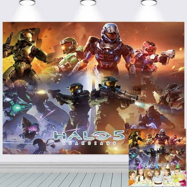 The master chief Backdrop Banner Party Supplies Poster Movie Theme Background for Photography Kids Birthday Decorations