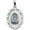 White Gold, variant on 14K Gold Miraculous Medal - 2/3 Inch X 3/4 Inch 14K Yellow Gold