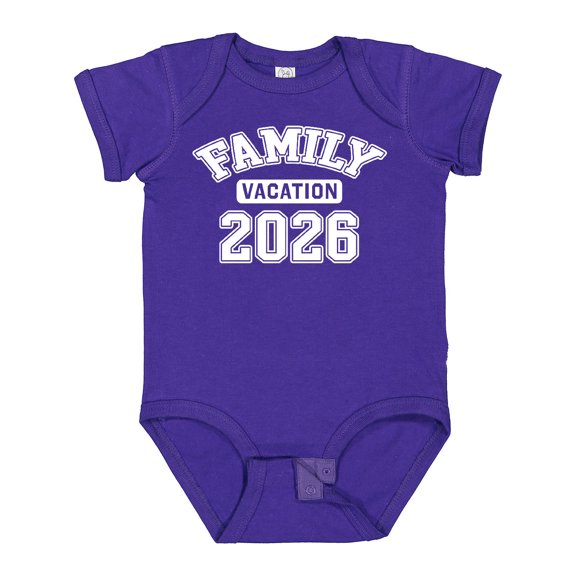 Inktastic Family Vacation 2026 Boys or Girls Baby Bodysuit