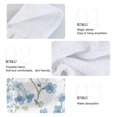 thumbnail image 2 of Yayeee Kitchen Hanging Hand Towels Set of 2 with Loop Bathroom Absorbent Tie Towel, Forget Me Not, 2 of 7