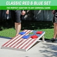 thumbnail image 5 of GoSports Official Regulation Cornhole Bean Bags Set of 8 Bags, Red and Blue, 5 of 6