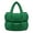 Green, variant on Light Weight Big Capacity Cotton Padded Handbag Puffer Tote Bag(Pink)