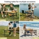 thumbnail image 5 of Mesa de camping Anbte plegable de aluminio 87x40x70cm 3 alturas, 5 of 9
