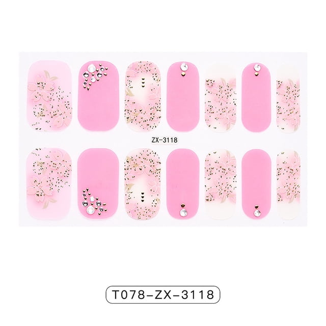 EGNMCR Fully Environmentally Friendly Nail Polish Film Nail Sticker Eye shadow