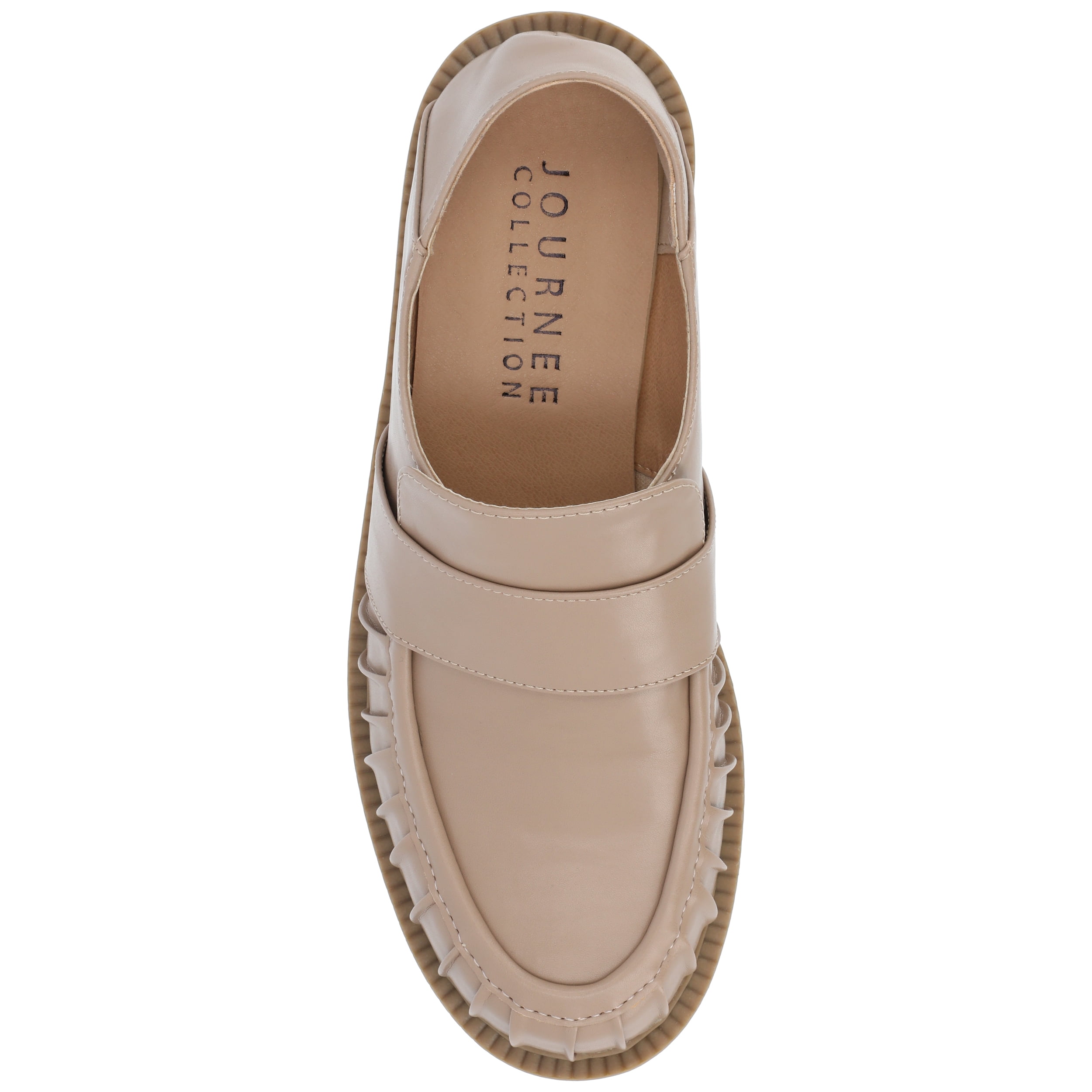 Journee Womens Lakenn Slip On Crash Back Loafer