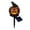 Black Crow Pumpkin, variant on Solar Jack O Lantern Stake Lights, Orange Halloween Stake Light, Garden Stake Pathway Decor for Outdoor, Yard Walkway Halloween Ground Stake Decor, Solar Powered Pumpkin Pathway Light,Pirate Pumpkin