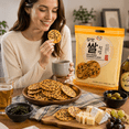 thumbnail image 4 of Korean Style Seaweed Rice Crackers Snack, Crispy Savory Rice Senbei Crackers, Large 13.58 oz Bag, 4 of 8