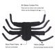 thumbnail image 4 of Disfraz de Araña para Perro de Halloween | Disfraz Realista de Araña para Mascota con Correa Ajustable En El Pecho | Material de Lana Suave para Perros Pequeños, 4 of 6