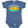 thumbnail image 3 of Inktastic My 1st Pi Day Blue Green Pie Pan Pun Boys or Girls Baby Bodysuit, 3 of 5