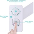 thumbnail image 4 of Samodra Non-Electric Cold Water Bidet Toilet Seat Attachment with Pressure Controls, Retractable Self-cleaning Dual Nozzles for Frontal & Rear Wash - White, 4 of 9