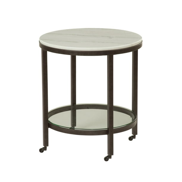 Bassett Mirror Whitman Rd Side Table With Bronze And Marble Finish 1112 Lr 220 Com Bassett Mirror Whitman Rd Side Table, Bassett Mirror Side Table