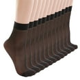 thumbnail image 2 of LUOGENLI Ankle Socks for Women 10 Pairs Women's Solid Patterned Cotton Bottom Non Socks Breathable Socks Mid Tube Socks *4Pcs Socks for Girls 5T Socks Pack of 20, 2 of 9