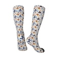 thumbnail image 5 of Lsque Pirate Skull And Anchor Printed Crew Socks Men's Women's LightWeight Thin Casual Calf Socks ,Knee High Socks,Cotton Socks, 5 of 9