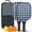 Black-1, variant on Pickleball Paddles Set Of 2, Fiberglass Surface, USA, Independence Day Print, 4 Balls & Bag