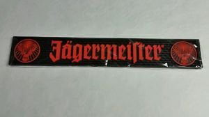 Jäger Bar Pub Mancave 1 X Brand New Jagermeister Rubber bar runner