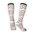 thumbnail image 4 of Fotbe Dachshund Dog Puppy print Women's Men's Novelty Crew Socks Cotton Socks Knee High Socks for Walking,Running,Nurses,Pregnancy, 4 of 9