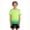 X34 Green, variant on Bysome Boys Outfit Set Colorblock Short Sleeve V-Neck Tops With Solid Color Shorts Athletic Outfit Loose Fit Boys Set Size 3-4 Years Blue