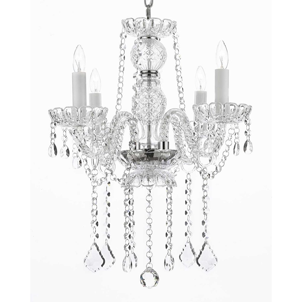 Swarovski Crystal Trimmed Chandelier! Authentic All Crystal Chandeliers