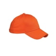 thumbnail image 1 of Gorra de sarga estructurada de 6 paneles ORANGE OS Grandes Accesorios BX020, 1 of 1