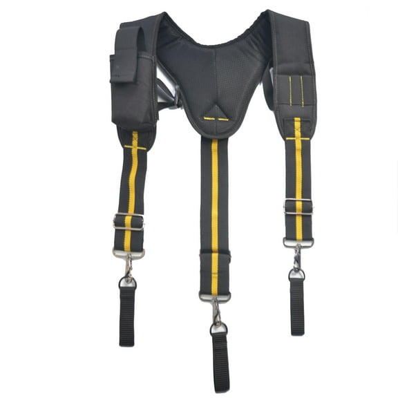 Tool Belt Suspender 3 point padded suspenders plus 3 pack suspender loop