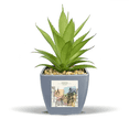 thumbnail image 1 of City Germany Hannover Landscape Fake Pineapple Flower Pot Vase Mini Decor, 1 of 3