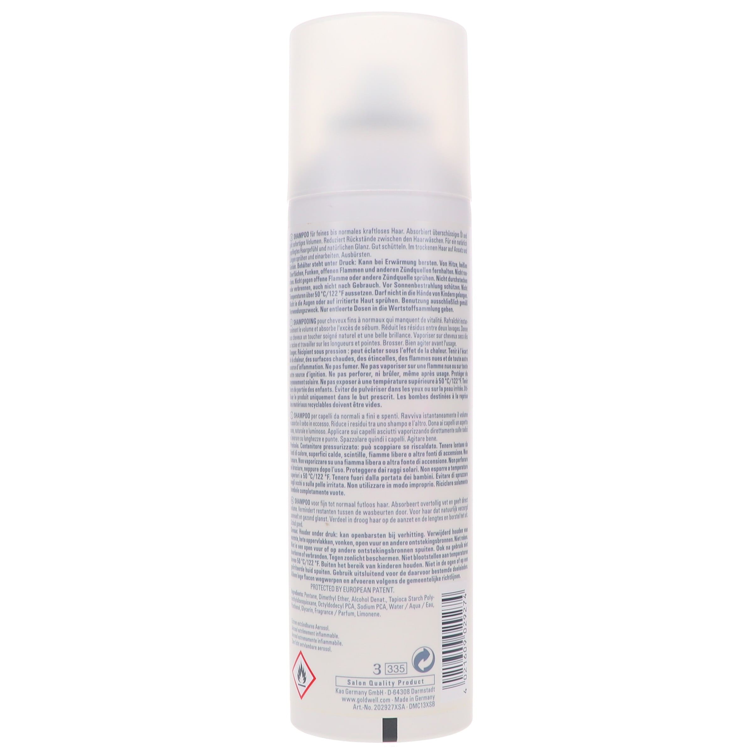 Dualsenses Ultra Volume Bodifying Dry Shampoo by Goldwell for Unisex - 5.7 oz Dry Shampoo