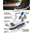 thumbnail image 2 of Milwaukee Leather MBM9002 Men's Black Leather Reinforced Street Biker Riding Shoes w/ Shift Protect Ankle Support 11, 2 of 10