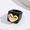 Black, variant on Womens Fashion Resin Big Heart Ring, European American Style, Plastic Resin Material, Single Love Ring (1.7cm Inner Diameter)