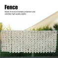 thumbnail image 3 of Artificial Rattan Fence with Back Grid Realistic Flowers Screen UV Protected Home Garden Decor, 3 of 7