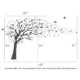 thumbnail image 3 of Elegant Cherry Blossom Tree Wall Decal - Scheme C, 3 of 3