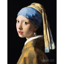 Girl With a Pearl Earring Planner 2025: Johannes Vermeer Artsy Year Agenda: January-December 12 Months Artistic Italian , (Paperback)