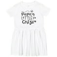 thumbnail image 3 of Inktastic Papa's Little Girl with Hearts Flower and Butterfly Girls Toddler Dress, 3 of 5