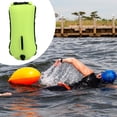 thumbnail image 4 of Boya de natación de alta visibilidad de 28 l, totalmente impermeable, de PVC de colores brillantes. Verde, 4 of 7