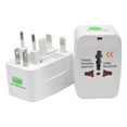 thumbnail image 2 of Klonfd Universal Worldwide Adapter Socket UK EU Plug Adaptor Travel Wall AC Power Option, 2 of 6