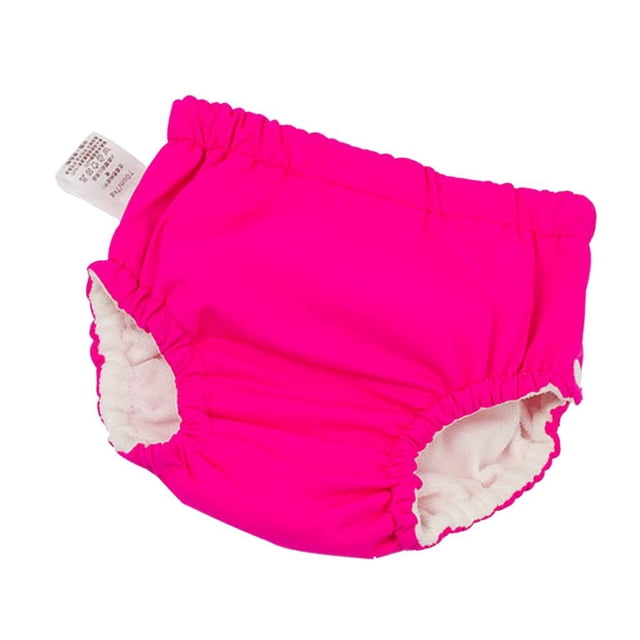 Pañal de natación reutilizable lavable para piscina Hugo roja 5-10 KG
