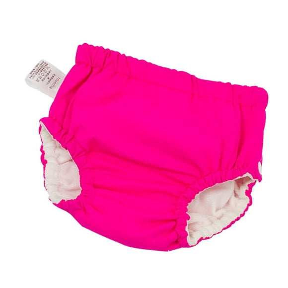 Pañal de natación para bebé para natación infantil, reutilizable, lavable, pantalones de piscina, pañal de tela - Rosa roja (por 5-10 KG), tal como se describe Zulema Pañales de baño reutilizables